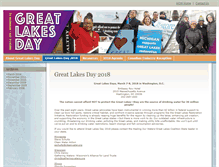 Tablet Screenshot of greatlakesday.healthylakes.org